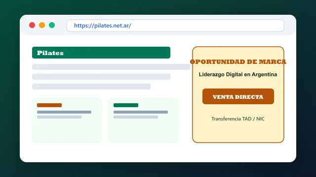 Modelo de aplicación comercial y proyectos digitales para pilates.net.ar